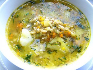 рассольник постный
