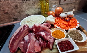 рассыпчатый, ферганский плов