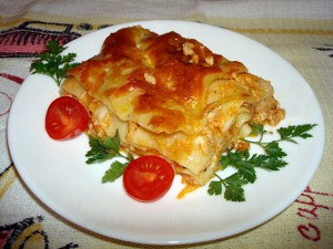 Рецепт мясной лазаньи