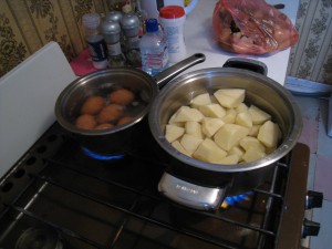 деревенская окрошка