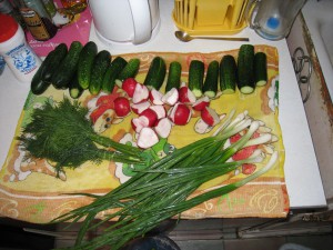 деревенская окрошка