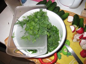 деревенская окрошка