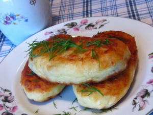 Картофельные пирожки с грибами