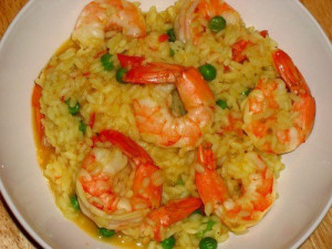 Плов с креветками Плов с креветками